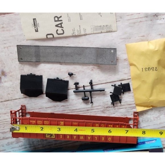 Athearn Bev-Bel Corp. Delaware & Hudson #364-1 Authentic 54' P.S. Ribside Train - Picture 12 of 16